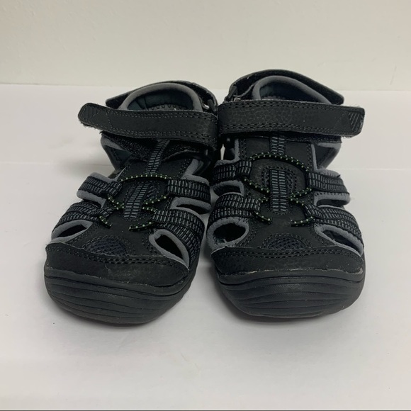SONOMA | Size Kids Boys 12 | Gallop Black/Gray Flexible Fisherman Sandals - Picture 5 of 9